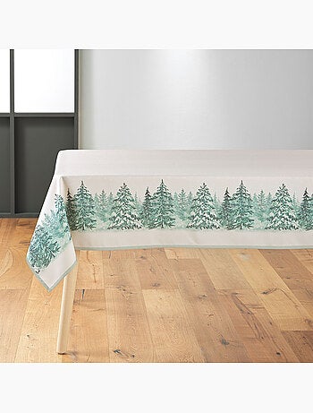 Nappe rectangle 150 x 300 cm Foret de sapin