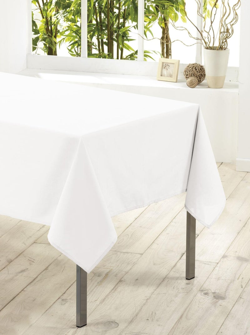 Nappe rectangle Collection Essentiel top couleur Noir - Kiabi