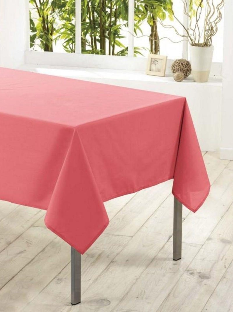 Nappe rectangle Collection Essentiel top couleur Rose clair - Kiabi