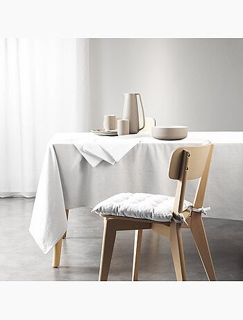 Nappe rectangle coton recycle 140 x 240 cm Grand mistral bordeaux