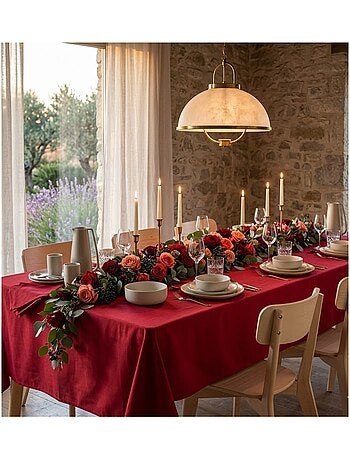 Nappe rectangle coton recycle Mistral