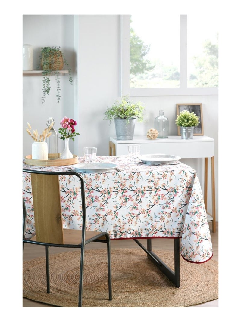 Nappe rectangle Doux cerisier Blanc - Kiabi