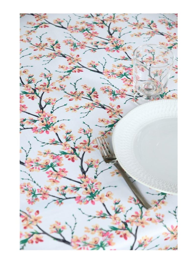 Nappe rectangle Doux cerisier Blanc - Kiabi