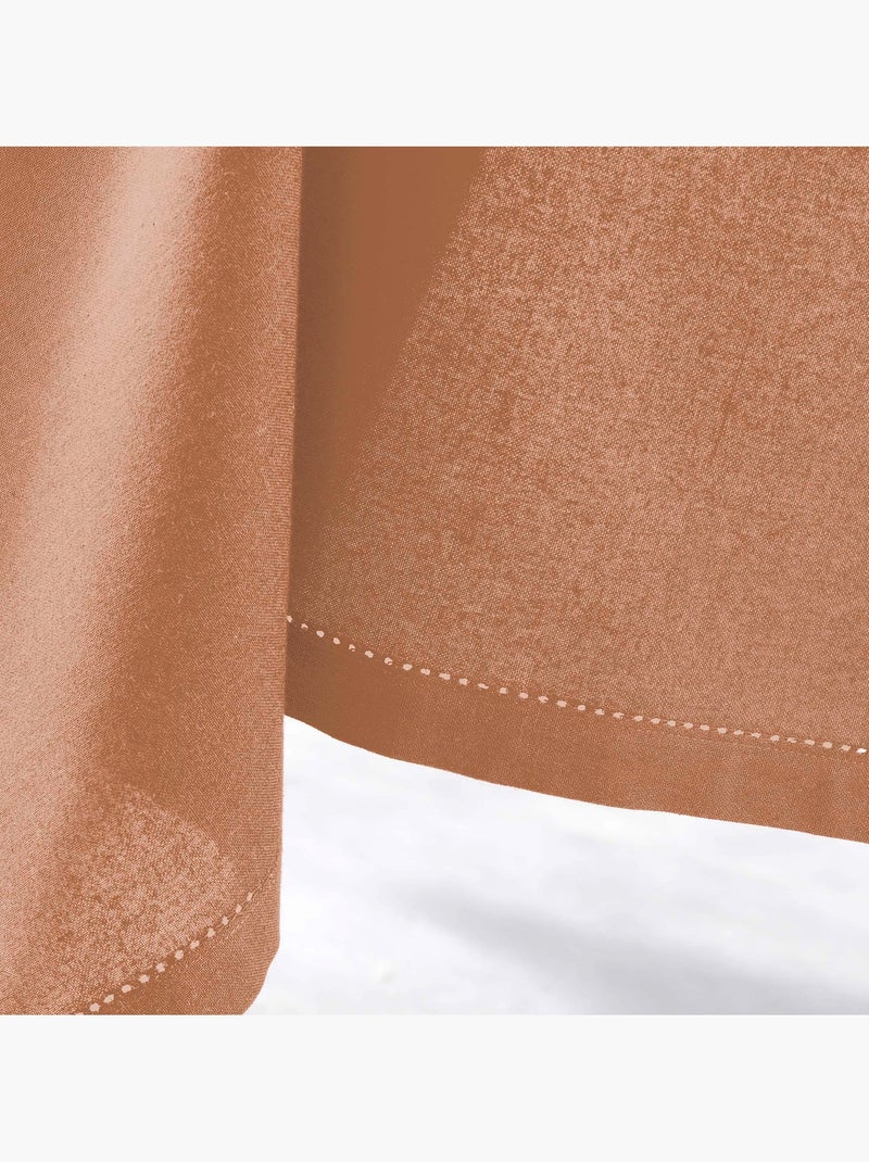 Nappe rectangle en coton Charline Marron - Kiabi