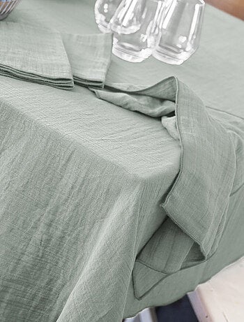Nappe rectangle en Gaze de coton