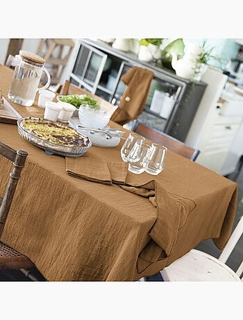 Nappe rectangle en Gaze de coton