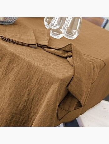 Nappe rectangle en Gaze de coton