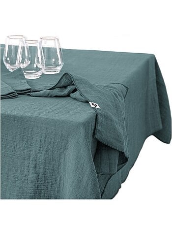 Nappe rectangle en gaze de coton Gaia