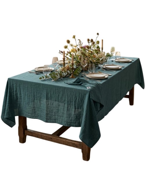 Nappe rectangle en gaze de coton Gaia - Kiabi Nappe rectangle en gaze de coton Gaia - Kiabi