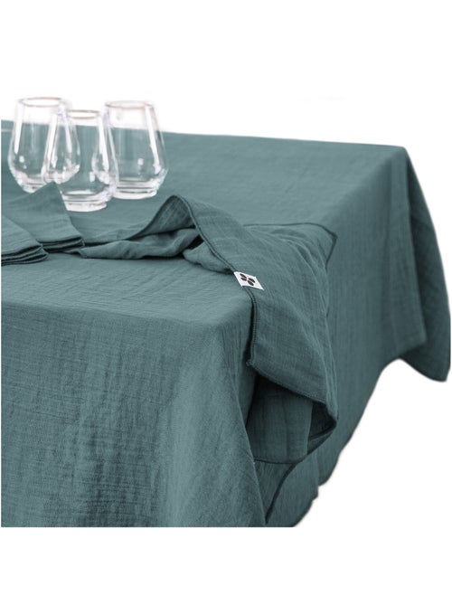 Nappe rectangle en gaze de coton Gaia - Kiabi Nappe rectangle en gaze de coton Gaia - Kiabi
