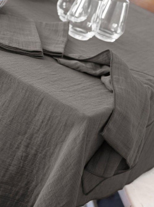 Nappe rectangle en Gaze de coton - Kiabi Nappe rectangle en Gaze de coton - Kiabi