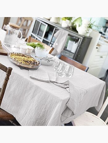 Nappe rectangle en Gaze de coton