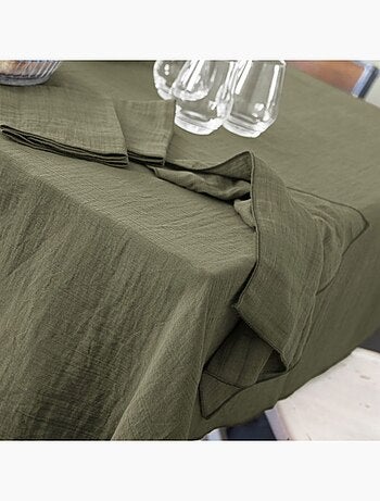 Nappe rectangle en Gaze de coton