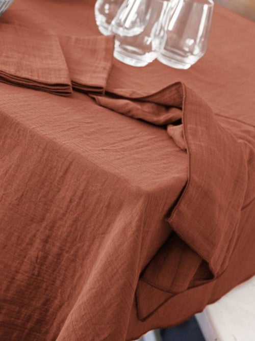 Nappe rectangle en Gaze de coton - Kiabi