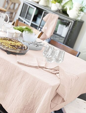 Nappe rectangle en Gaze de coton