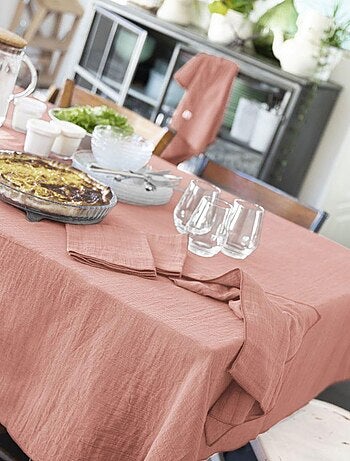 Nappe rectangle en Gaze de coton