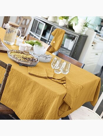 Nappe rectangle en Gaze de coton