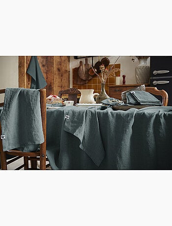 Nappe rectangle en lin Solines