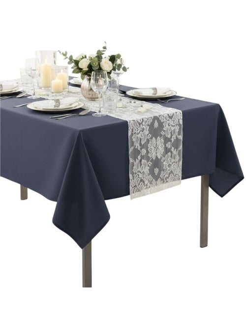 Nappe rectangle en polyester anti tache - Kiabi