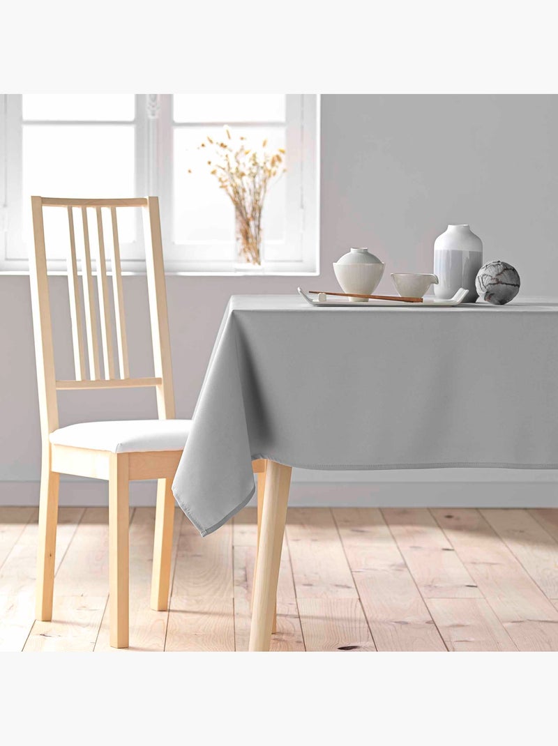 Nappe rectangle en polyester anti tache Gris - Kiabi