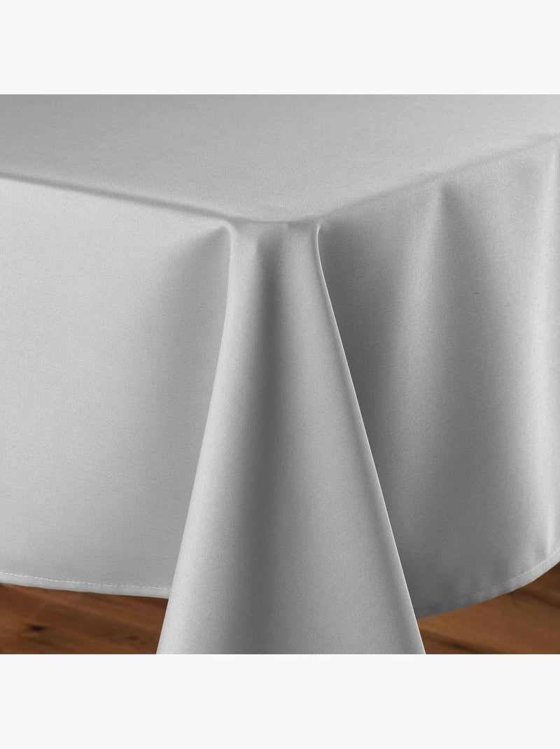 Nappe rectangle en polyester anti tache Gris - Kiabi