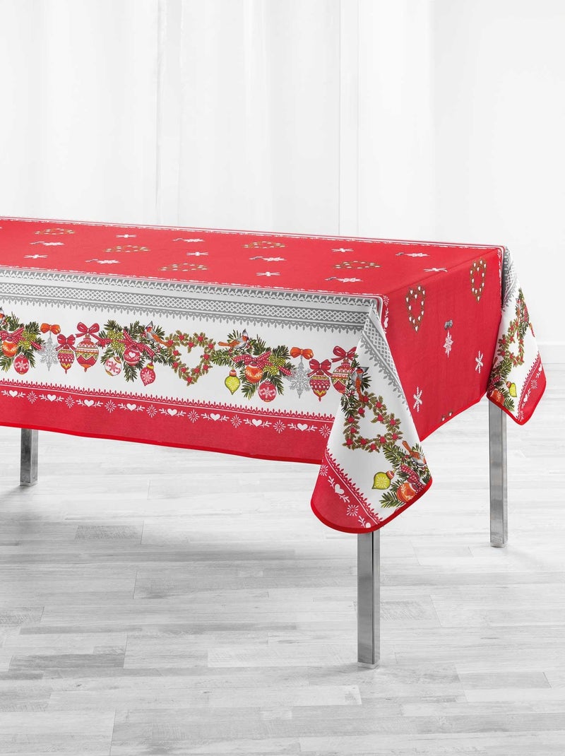 Nappe rectangle Epiphanie Rouge - Kiabi