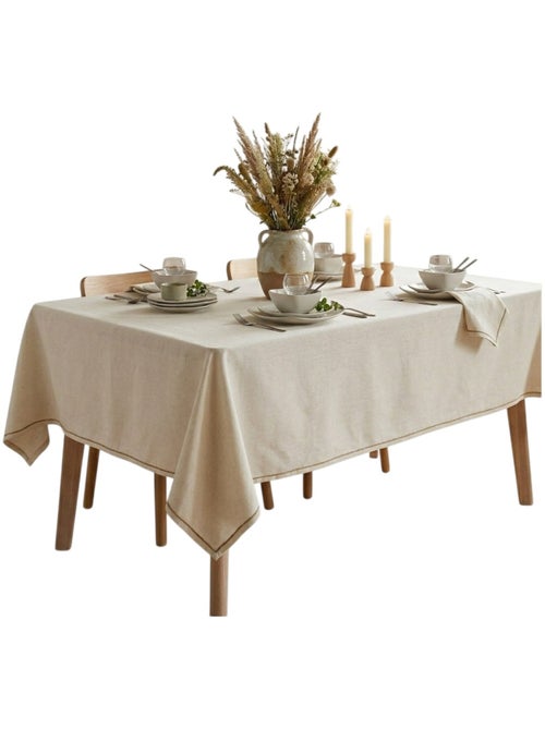 Nappe rectangle feston en jute Linna - Kiabi