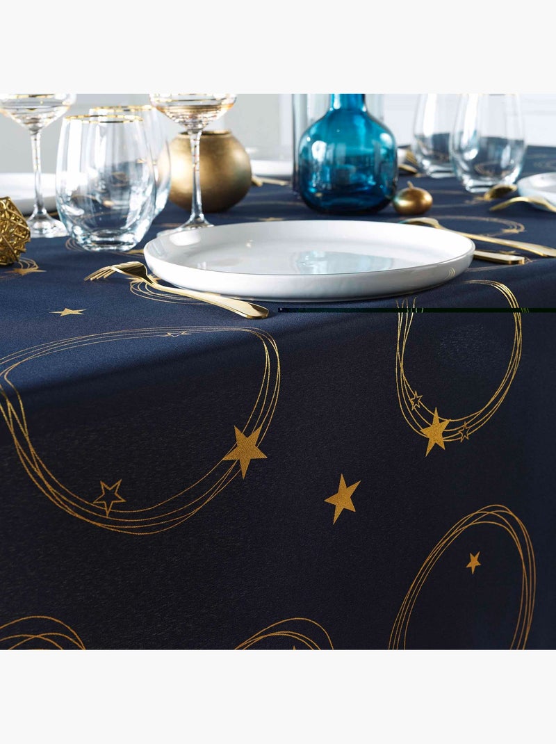 Nappe rectangle Fete etoilee Bleu - Kiabi