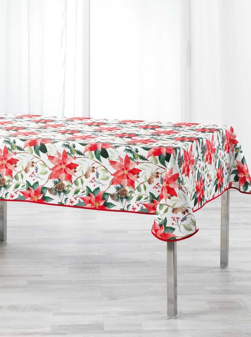 Nappe rectangle fleurie Rosière - Kiabi Nappe rectangle fleurie Rosière - Kiabi