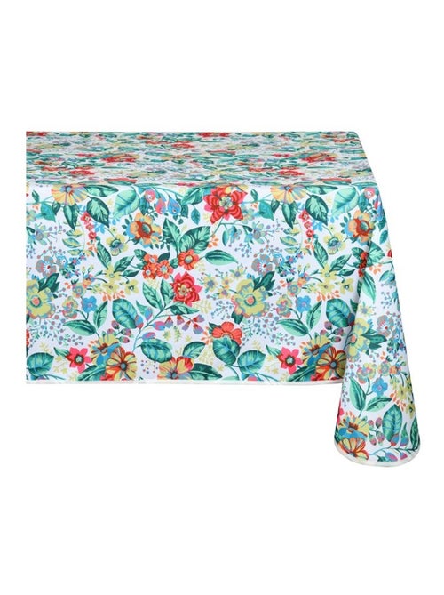 Nappe rectangle Fleurs colorees - Kiabi