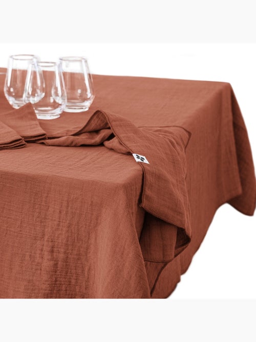 Nappe rectangle gaze de coton Gaia - Kiabi