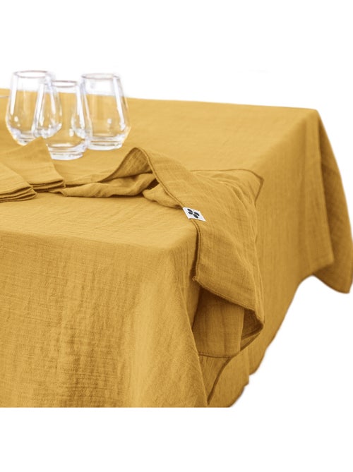 Nappe rectangle gaze de coton Gaia - Kiabi