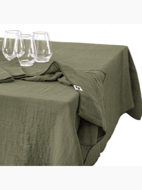 Nappe rectangle gaze de coton Gaia - Kiabi