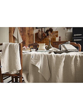 Nappe Rectangle – Lin Lavé Français Luxe - Soline
