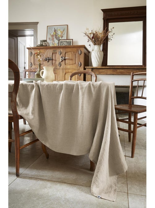 Nappe Rectangle – Lin Lavé Français Luxe - Soline - Kiabi