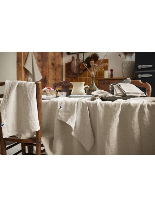 Nappe Rectangle – Lin Lavé Français Luxe - Soline - Kiabi