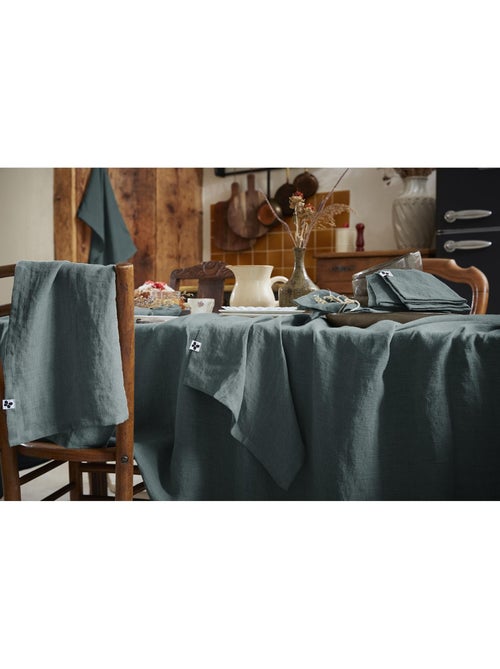 Nappe Rectangle – Lin Lavé Français Luxe - Soline - Kiabi Nappe Rectangle – Lin Lavé Français Luxe - Soline - Kiabi