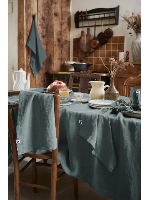 Nappe Rectangle – Lin Lavé Français Luxe - Soline - Kiabi Nappe Rectangle – Lin Lavé Français Luxe - Soline - Kiabi
