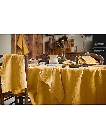 Nappe Rectangle – Lin Lavé Français Luxe - Soline
