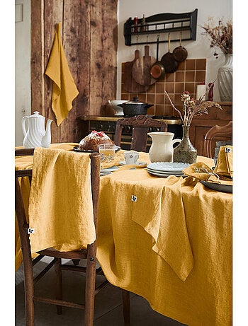 Nappe Rectangle – Lin Lavé Français Luxe - Soline