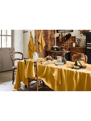 Nappe Rectangle – Lin Lavé Français Luxe - Soline