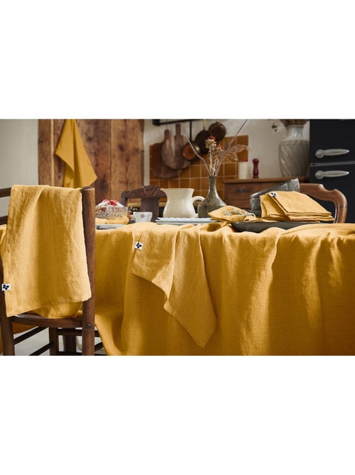 Nappe Rectangle – Lin Lavé Français Luxe - Soline - Kiabi