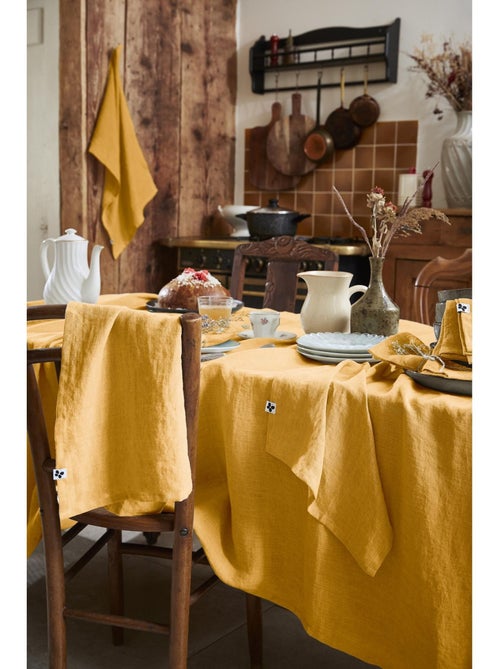 Nappe Rectangle – Lin Lavé Français Luxe - Soline - Kiabi