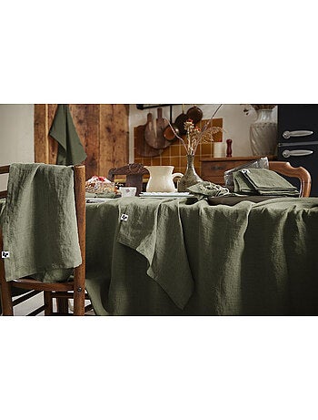 Nappe Rectangle – Lin Lavé Français Luxe - Soline