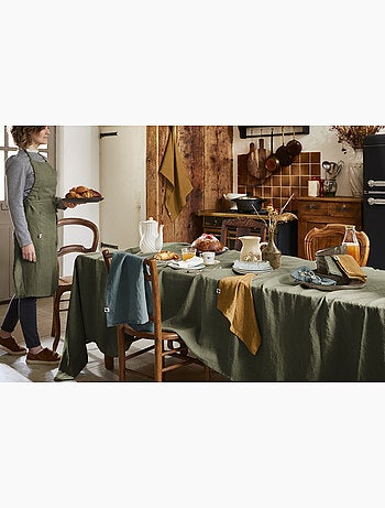 Nappe Rectangle – Lin Lavé Français Luxe - Soline