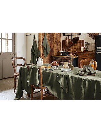 Nappe Rectangle – Lin Lavé Français Luxe - Soline