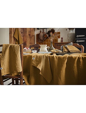 Nappe Rectangle – Lin Lavé Français Luxe - Soline