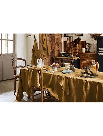 Nappe Rectangle – Lin Lavé Français Luxe - Soline