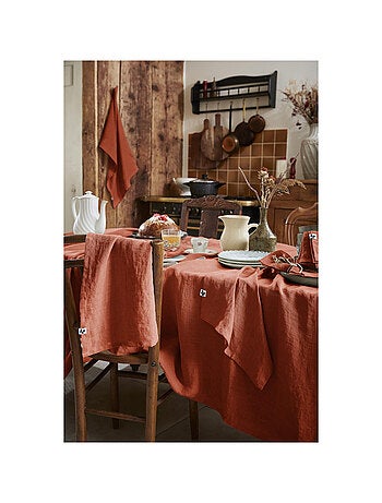 Nappe Rectangle – Lin Lavé Français Luxe - Soline