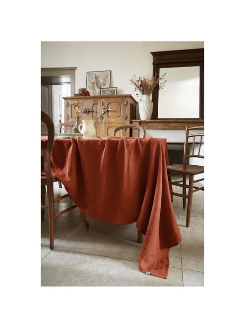 Nappe Rectangle – Lin Lavé Français Luxe - Soline - Kiabi